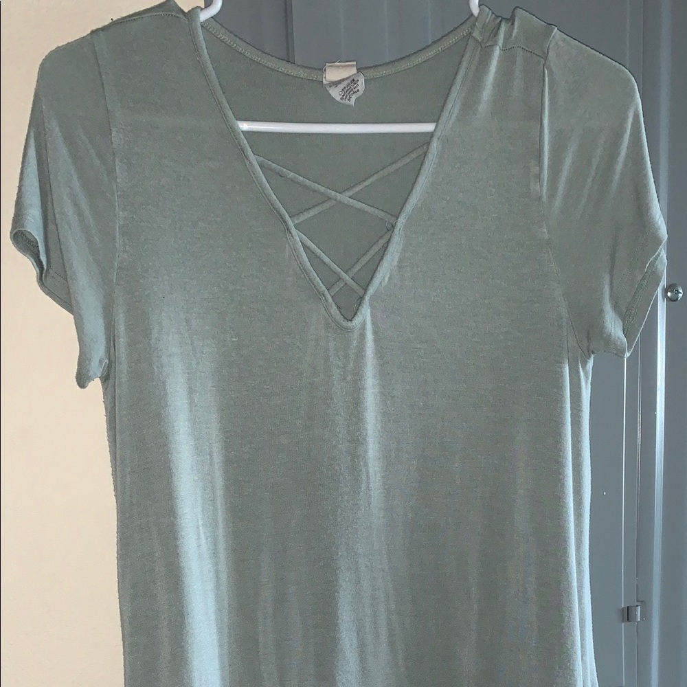 Teal dress w/ pockets